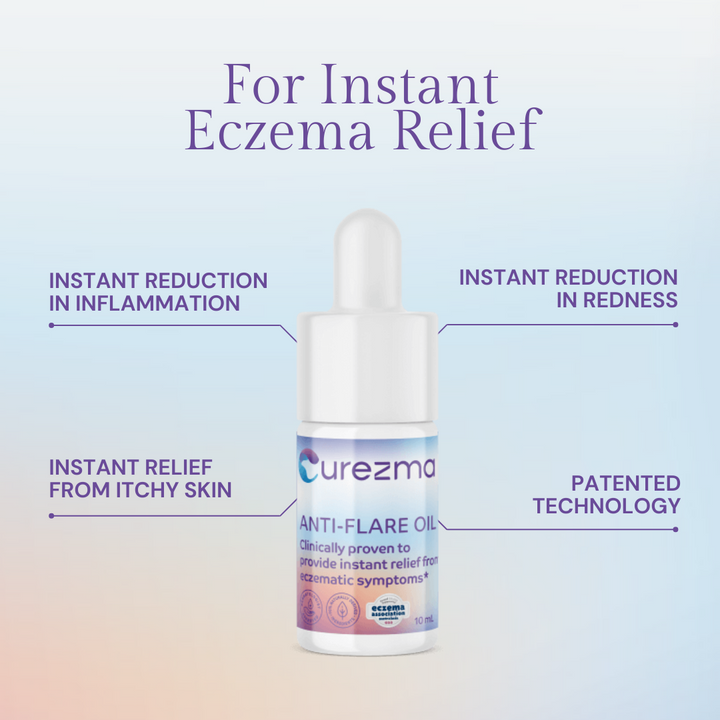Curezma Anti-Flare Oil - Instant Eczema Relief