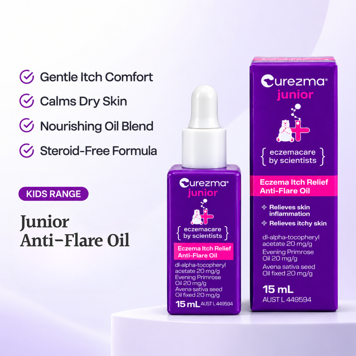 Junior Anti-Flare Oil - Instant Eczema Relief