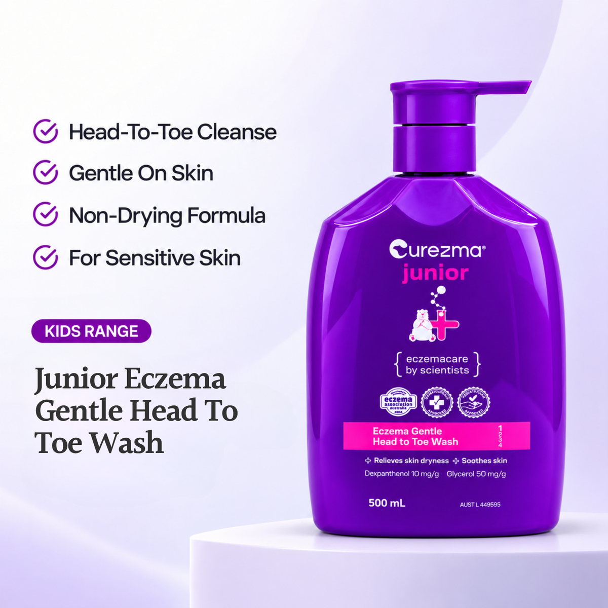 Junior Eczema Gentle Head to Toe Wash